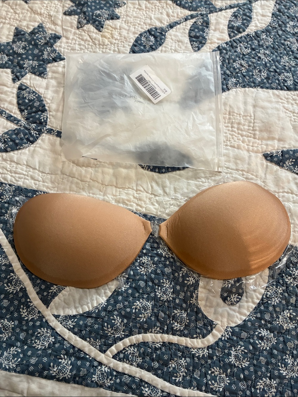 Strapless Adhesive Silicone Bra in Nude New